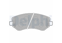 Brake Pad Set, disc brake LP1773 Delphi