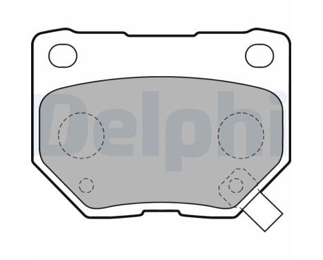 Brake Pad Set, disc brake LP1780 Delphi
