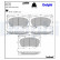 Brake Pad Set, disc brake LP1782 Delphi, Thumbnail 4