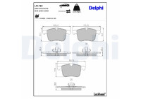 Brake Pad Set, disc brake LP1783 Delphi