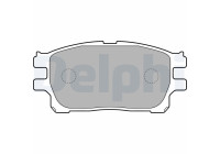 Brake Pad Set, disc brake LP1784 Delphi