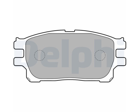 Brake Pad Set, disc brake LP1784 Delphi