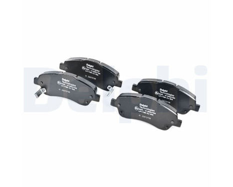 Brake Pad Set, disc brake LP1786 Delphi