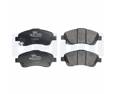 Brake Pad Set, disc brake LP1786 Delphi, Image 2