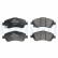 Brake Pad Set, disc brake LP1786 Delphi, Thumbnail 2