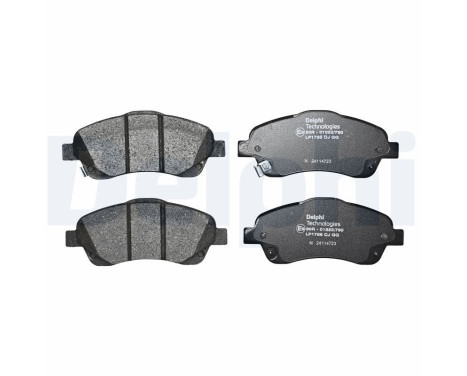 Brake Pad Set, disc brake LP1786 Delphi, Image 3