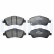 Brake Pad Set, disc brake LP1786 Delphi, Thumbnail 3