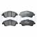 Brake Pad Set, disc brake LP1786 Delphi, Thumbnail 2