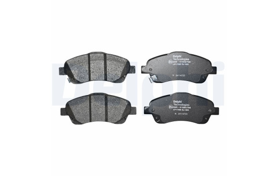 Brake Pad Set, disc brake LP1786 Delphi, Image 2