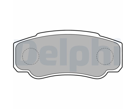 Brake Pad Set, disc brake LP1790 Delphi