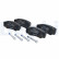 Brake Pad Set, disc brake LP1790 Delphi