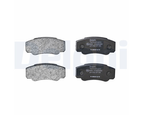 Brake Pad Set, disc brake LP1790 Delphi, Image 2