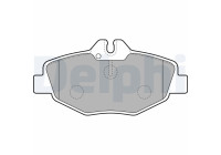 Brake Pad Set, disc brake LP1791 Delphi