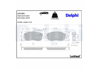 Brake Pad Set, disc brake LP1792 Delphi