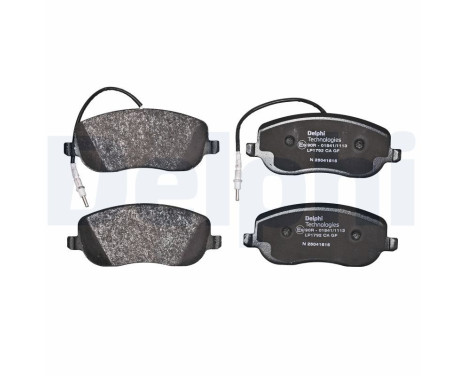 Brake Pad Set, disc brake LP1792 Delphi, Image 3