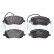 Brake Pad Set, disc brake LP1792 Delphi, Thumbnail 3