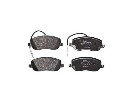 Brake Pad Set, disc brake LP1792 Delphi, Image 2