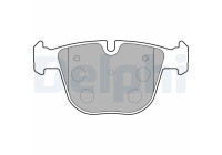 Brake Pad Set, disc brake LP1793 Delphi