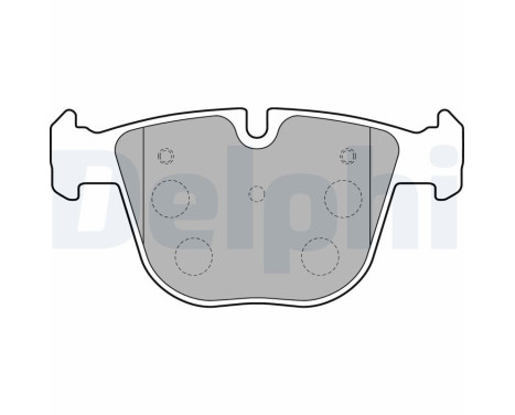 Brake Pad Set, disc brake LP1793 Delphi