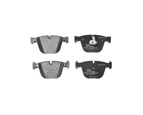 Brake Pad Set, disc brake LP1793 Delphi, Image 2