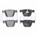Brake Pad Set, disc brake LP1793 Delphi, Thumbnail 2