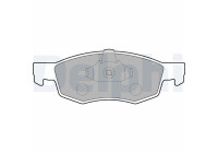 Brake Pad Set, disc brake LP1796 Delphi