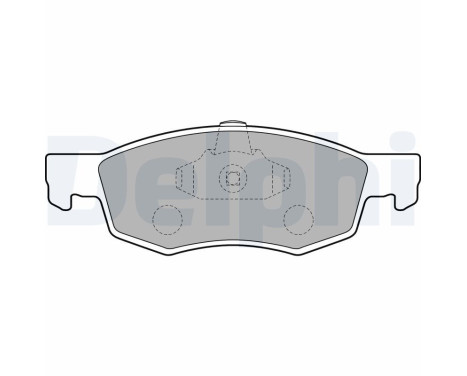 Brake Pad Set, disc brake LP1796 Delphi