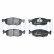 Brake Pad Set, disc brake LP1796 Delphi, Thumbnail 2