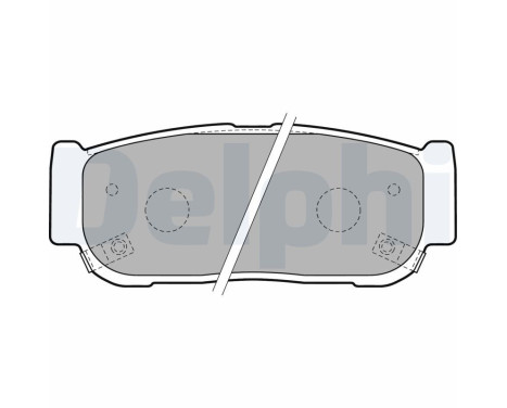 Brake Pad Set, disc brake LP1797 Delphi