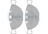 Brake Pad Set, disc brake LP1798 Delphi