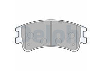 Brake Pad Set, disc brake LP1799 Delphi