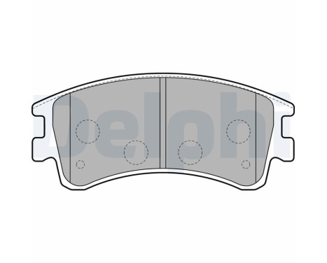 Brake Pad Set, disc brake LP1799 Delphi