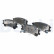 Brake Pad Set, disc brake LP1799 Delphi