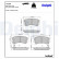 Brake Pad Set, disc brake LP1799 Delphi, Thumbnail 3