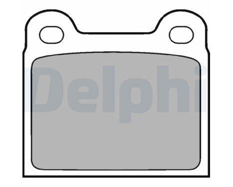 Brake Pad Set, disc brake LP18 Delphi