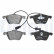 Brake Pad Set, disc brake LP1801 Delphi, Thumbnail 3