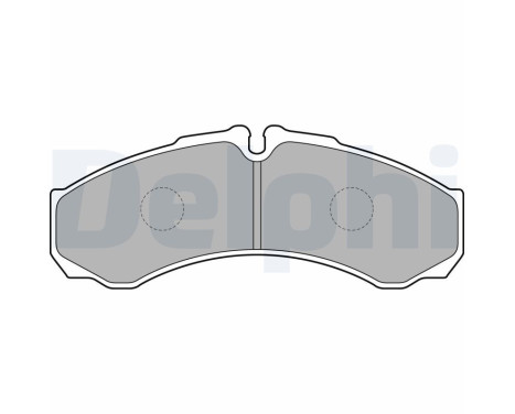 Brake Pad Set, disc brake LP1802 Delphi