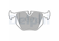 Brake Pad Set, disc brake LP1803 Delphi