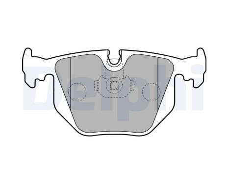 Brake Pad Set, disc brake LP1803 Delphi