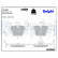 Brake Pad Set, disc brake LP1803 Delphi