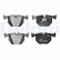 Brake Pad Set, disc brake LP1803 Delphi, Thumbnail 3