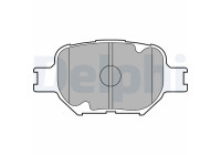 Brake Pad Set, disc brake LP1804 Delphi