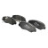 Brake Pad Set, disc brake LP1806 Delphi, Thumbnail 2