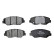 Brake Pad Set, disc brake LP1806 Delphi, Thumbnail 3