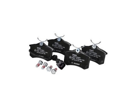 Brake Pad Set, disc brake LP1815 Delphi