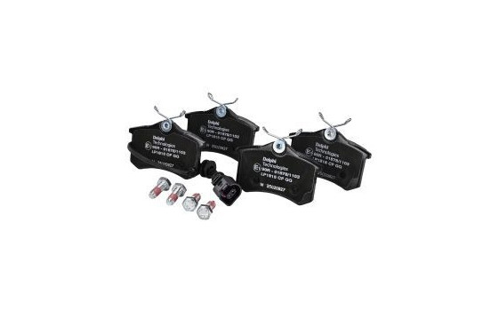 Brake Pad Set, disc brake LP1815 Delphi