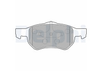 Brake Pad Set, disc brake LP1818 Delphi