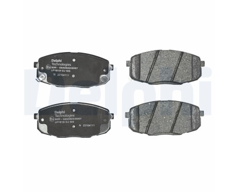 Brake Pad Set, disc brake LP1819 Delphi, Image 2