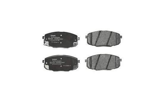 Brake Pad Set, disc brake LP1819 Delphi