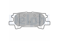 Brake Pad Set, disc brake LP1820 Delphi